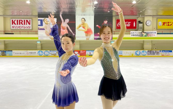 フィギュアスケート部の様子